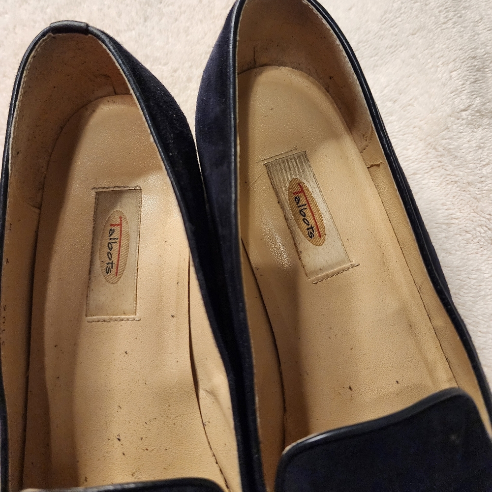 TALBOTS Blue Suede Loafers, Size 9. - Picture 7 of 11